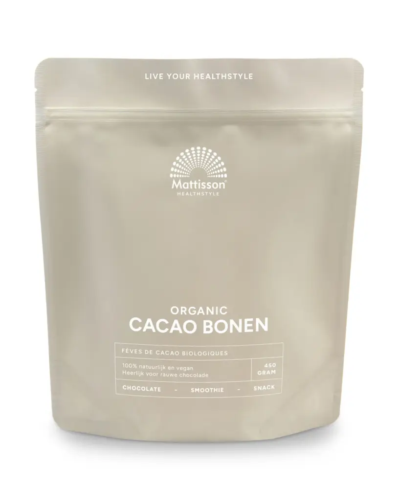 Mattisson Cacao Bonen Raw Bio (450 gr)