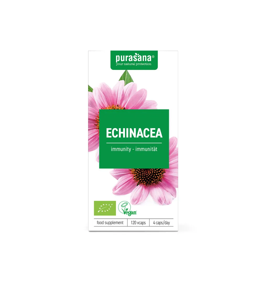 Purasana Echinacea Vegan Bio (120 vega capsules)