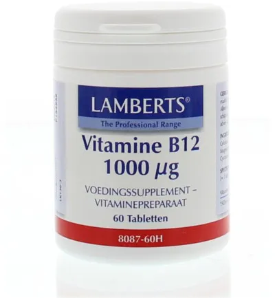 Lamberts Vitamine B12 1000mcg (60 tabletten)