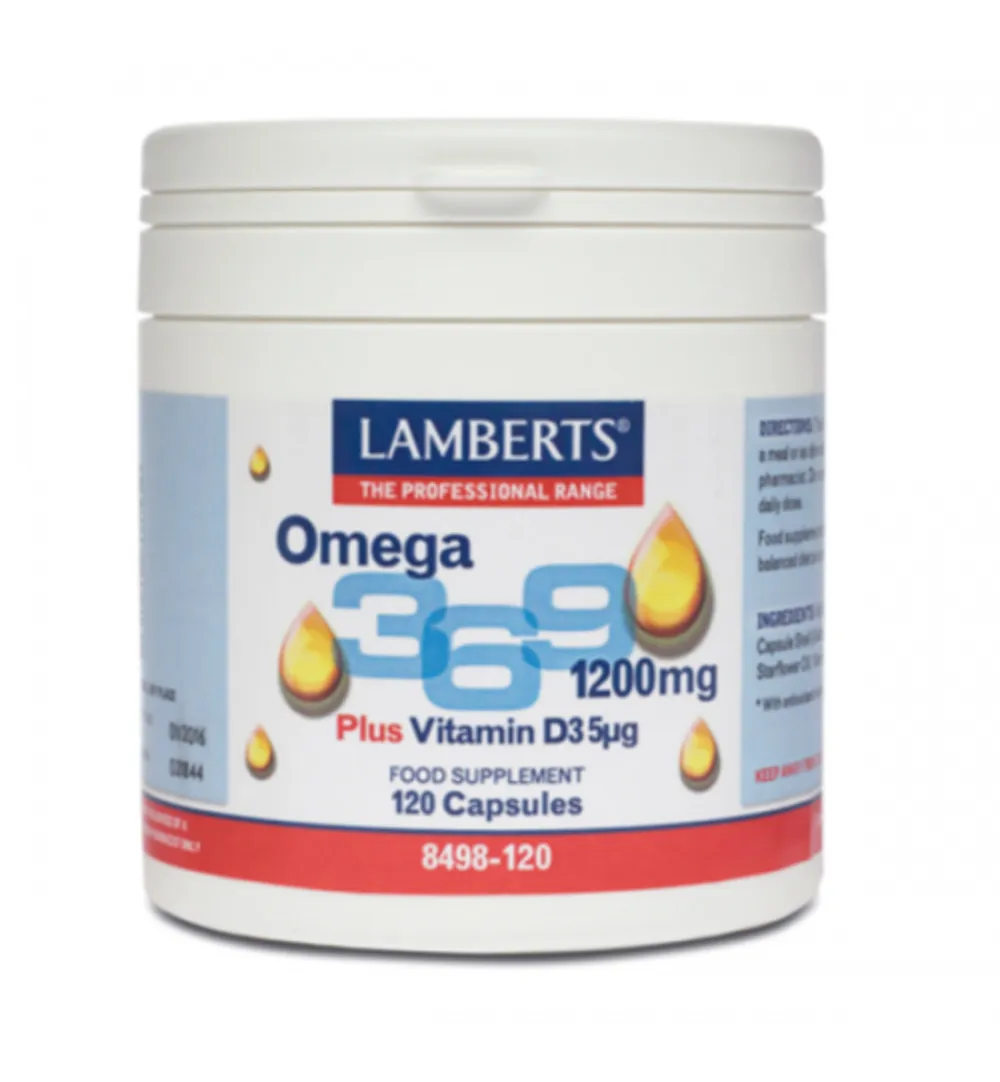Lamberts Visolie Omega 3 6 9 (120 capsules)