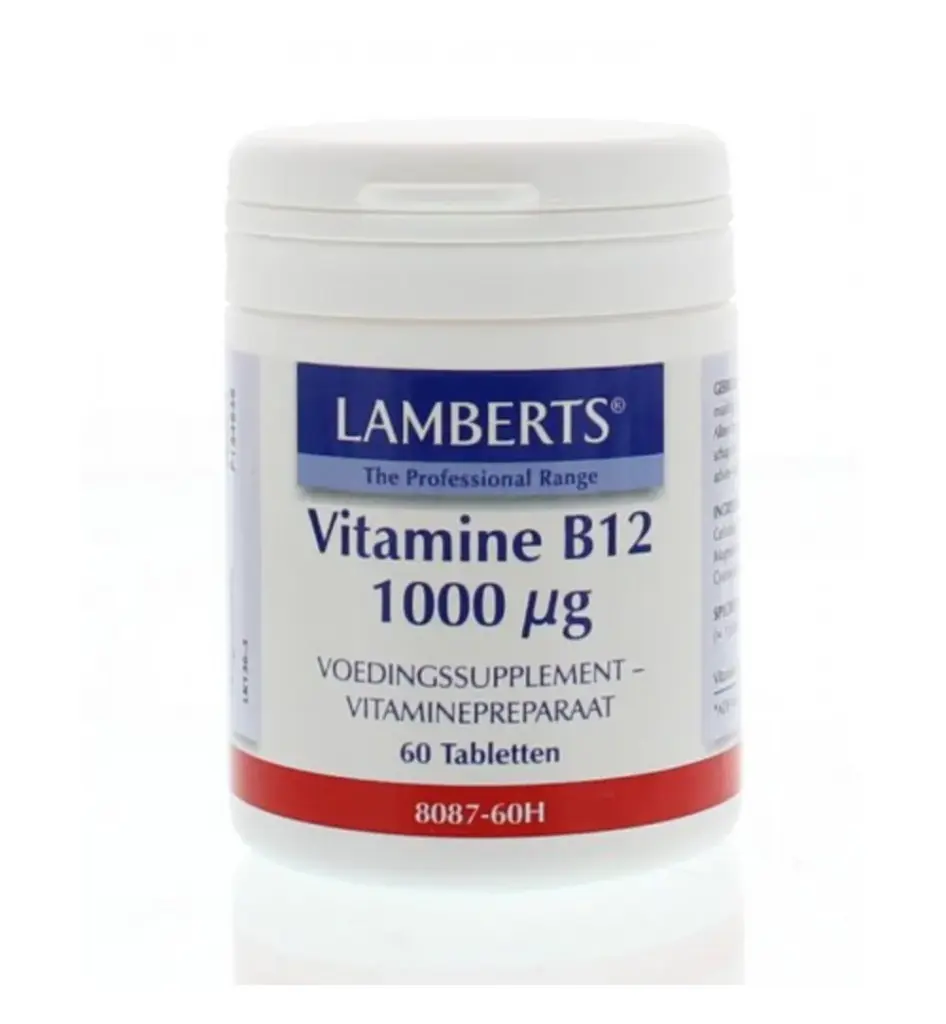 Lamberts Vitamine B12 methylcobalamine 1000mcg (60 tabletten)