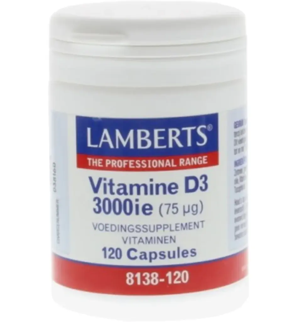Lamberts Vitamine D3 3000IE/75mcg (120 capsules)