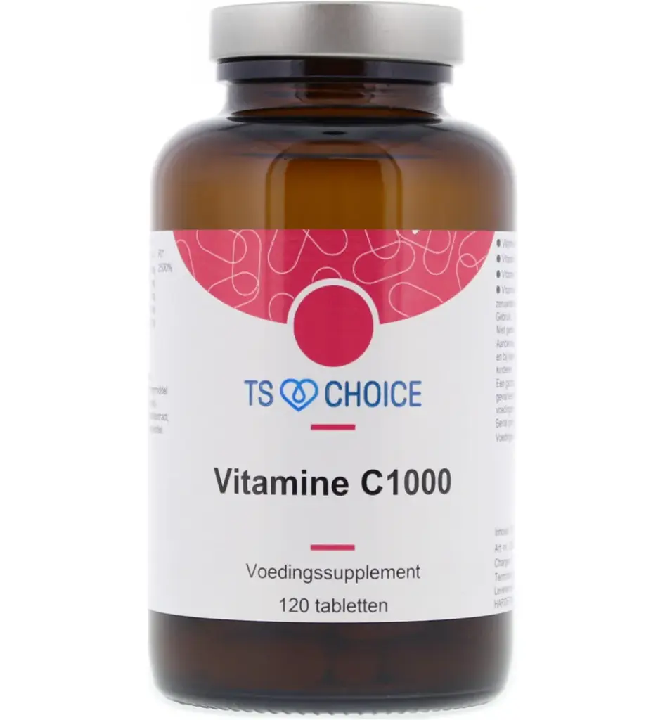 TS Choice Vitamine C 1000 mg & bioflavonoiden (120 tabletten)
