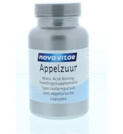 Nova Vitae Appelzuur Malic Acid 800 Mg (100 capsules)