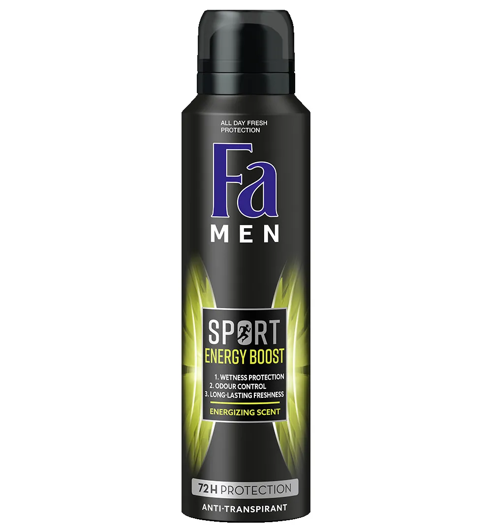 Fa Men deodorant spray sport double power boost (150 ml)
