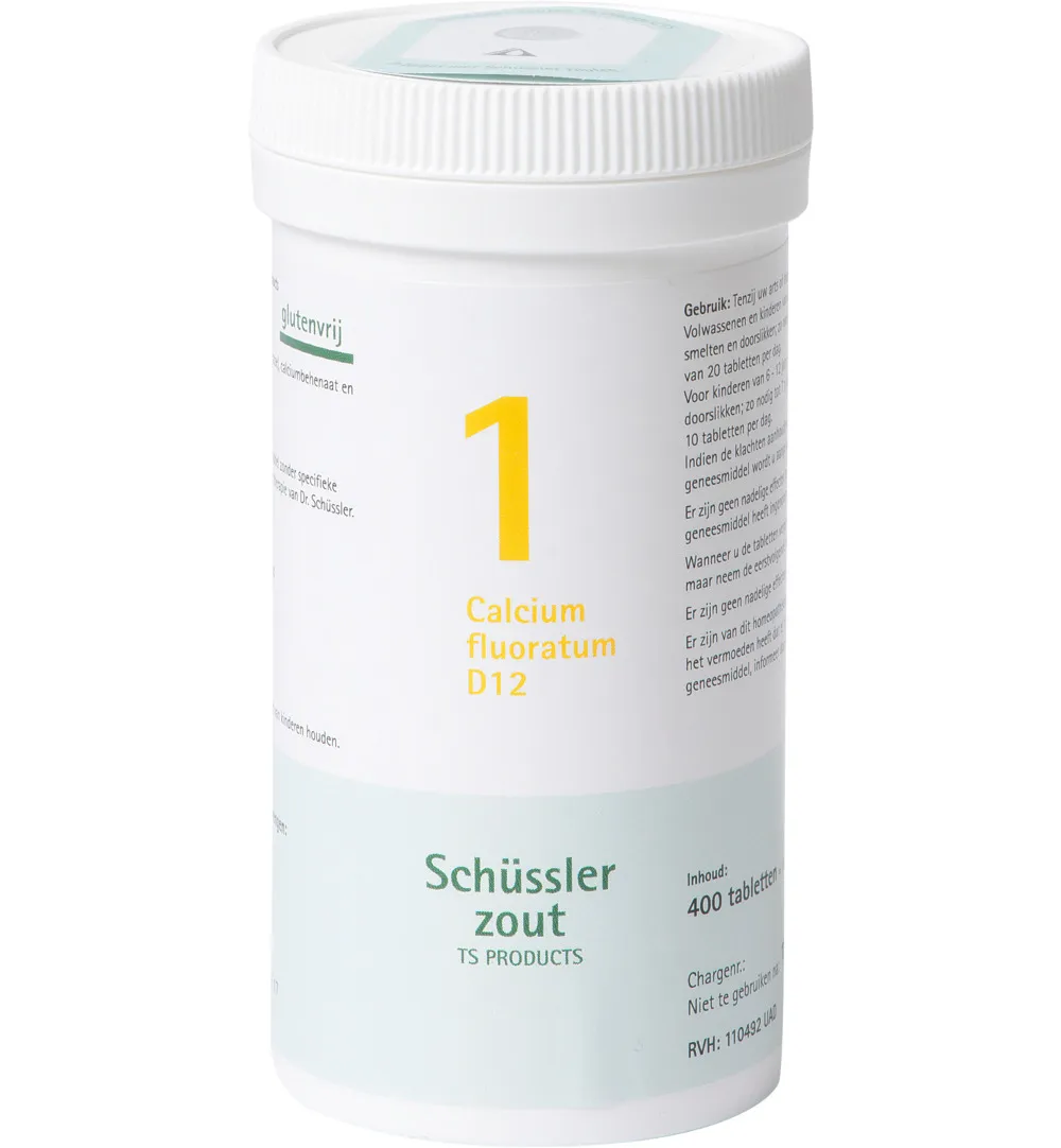 Pfluger Calcium fluoratum 1 D12 Schussler (400 tabletten)