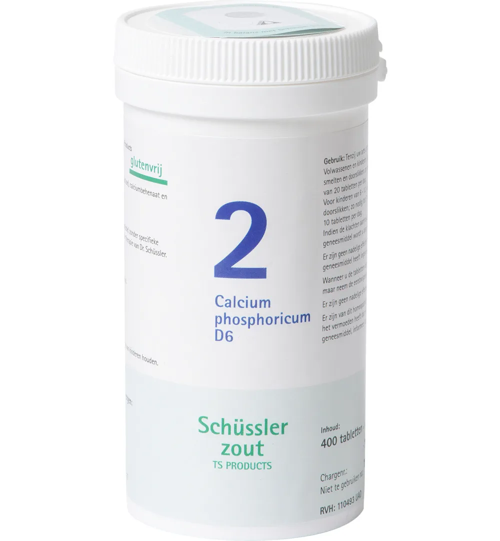 Pfluger Calcium phosphoricum 2 D6 Schussler (400 tabletten)