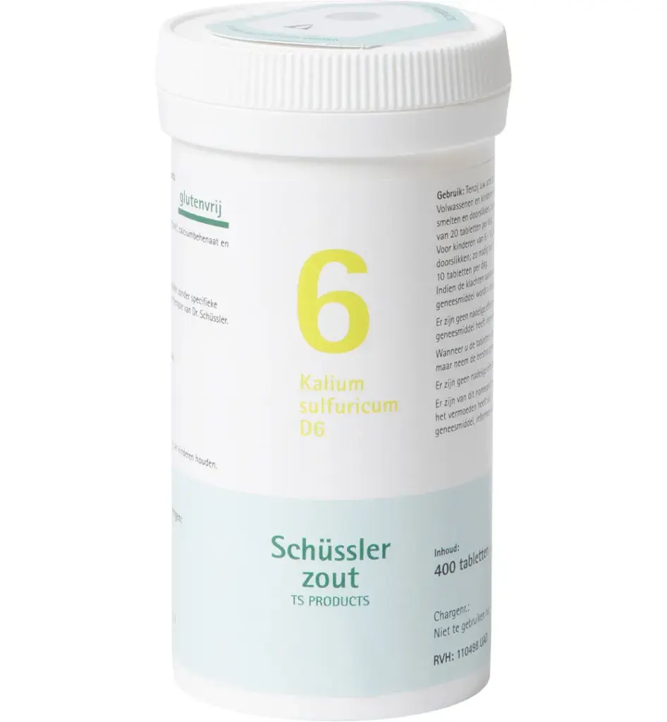 Pfluger Kalium sulfuricum 6 D6 Schussler (400 tabletten)