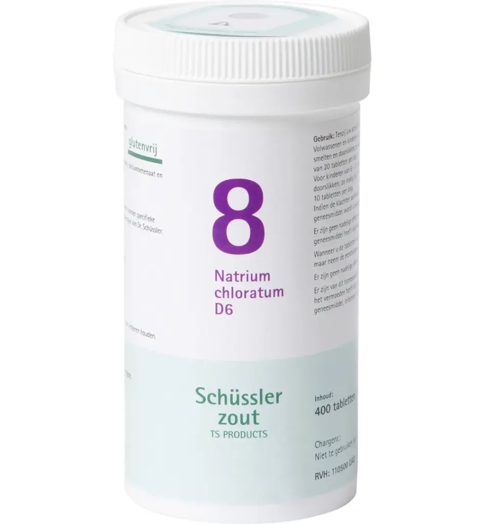 Pfluger Natrium Chloratum 8 D6 Schussler (400 tabletten)