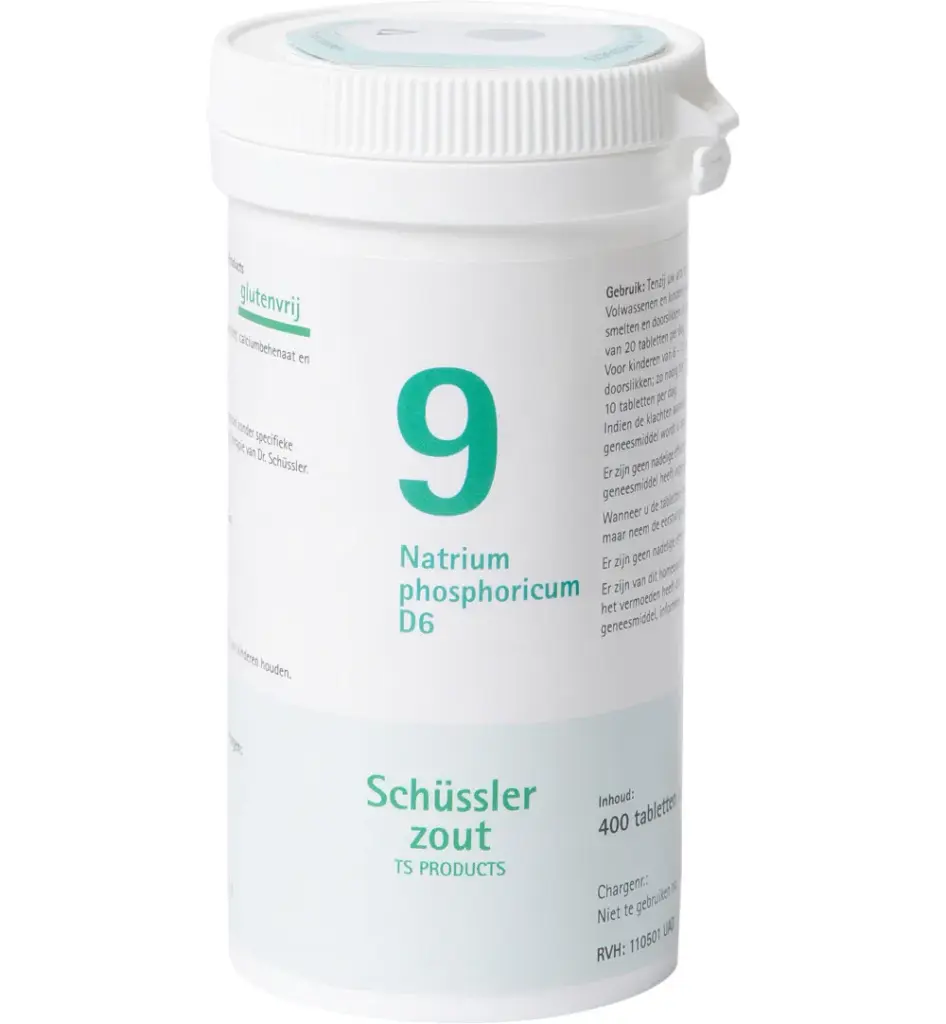 Pfluger Natrium Phosphoricum 9 D6 Schussler (400 tabletten)