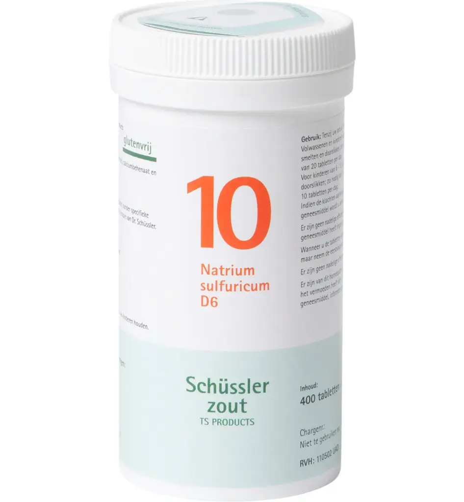 Pfluger Natrium Sulfuricum 10 D6 Schussler (400 tabletten)