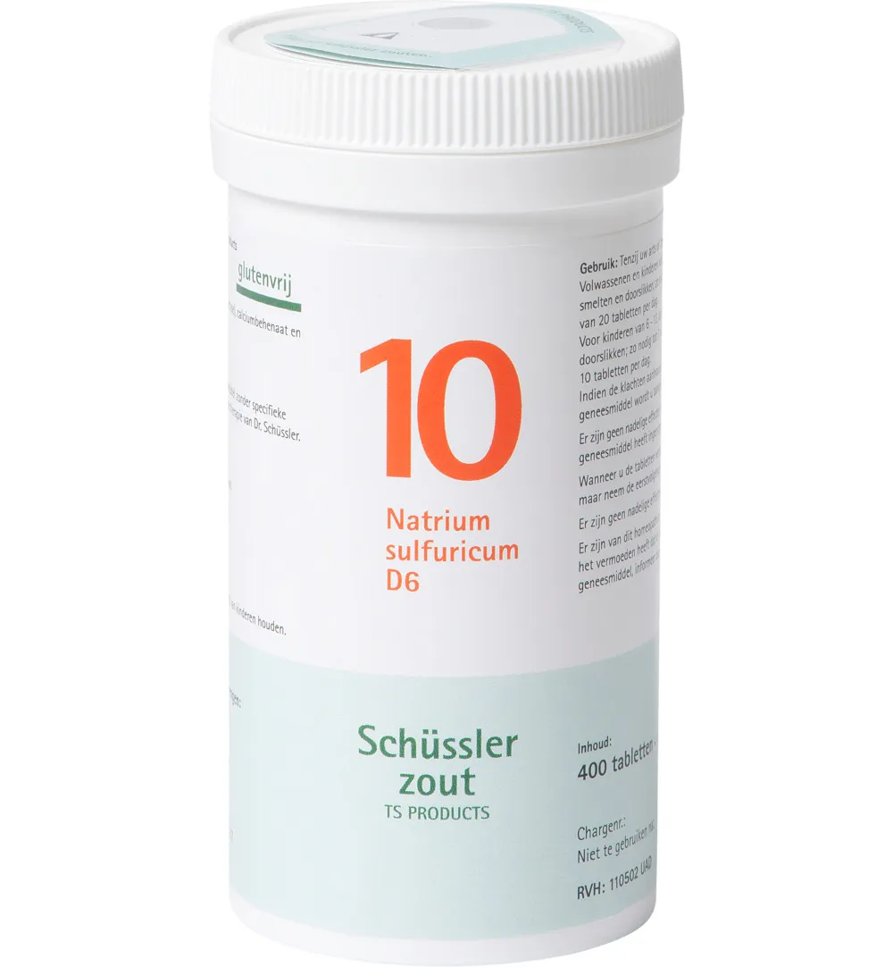 Pfluger Natrium Sulfuricum 10 D6 Schussler (400 tabletten)