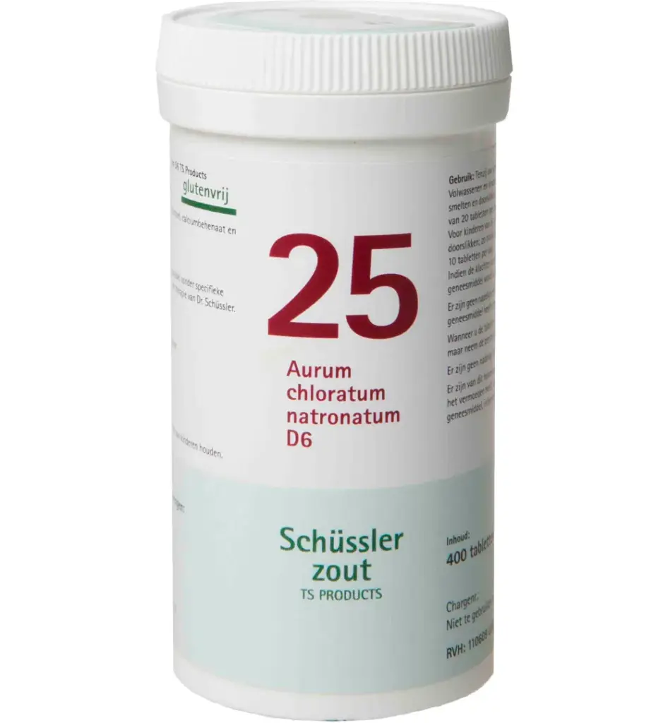 Pfluger Aurum Chloratum Natrium 25 D6 Schussler (400 tabletten)