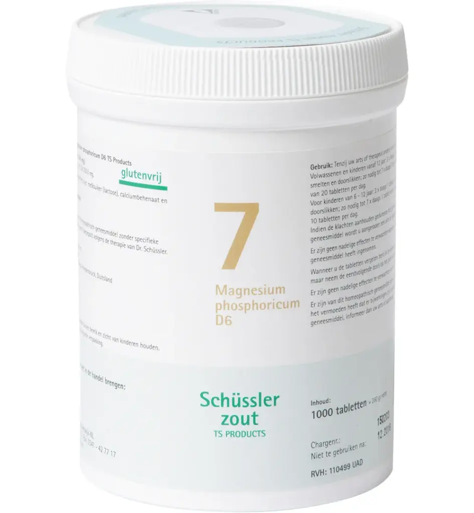 Pfluger Magnesium phosphoricum 7 D6 Schussler (1000 tabletten)