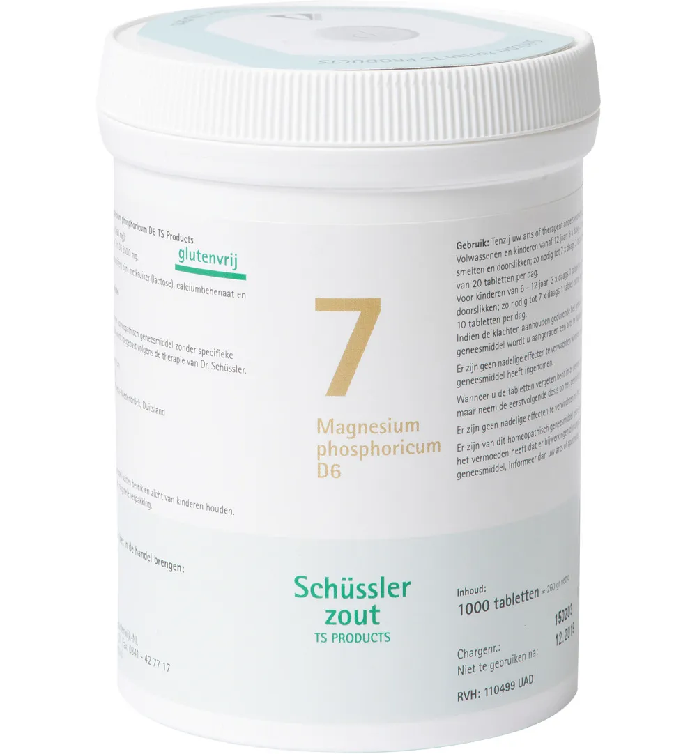 Pfluger Magnesium phosphoricum 7 D6 Schussler (1000 tabletten)