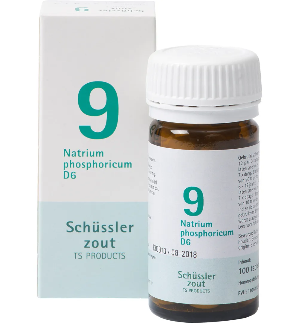 Pfluger Natrium Phosphoricum 9 D6 Schussler (100 tabletten)