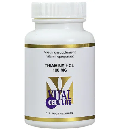 Vital Cell Life Thiamine HCL 100 mg (100 vega capsules)