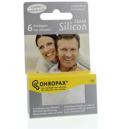 Ohropax Silicon Clear (6 stuks)