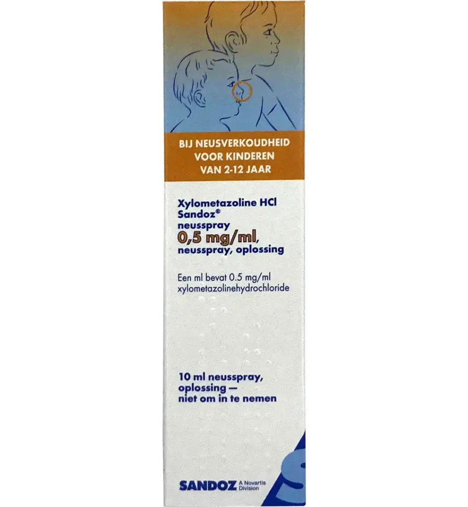 Sandoz Xylometazoline 0.5mg/ml spray (10 ml)