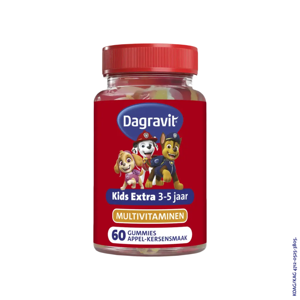 Dagravit Kids-Xtra Multi 3-5 Jaar Paw Patrol (60 gummies)