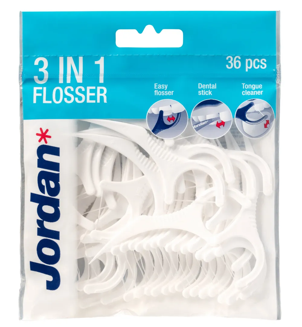 Jordan Flosser 3-in-1 (36 stuks)