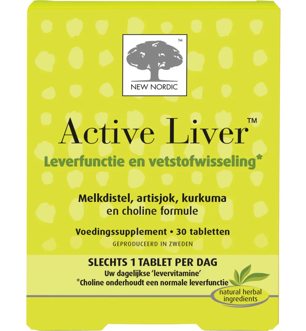 New Nordic Active liver (30 tabletten)