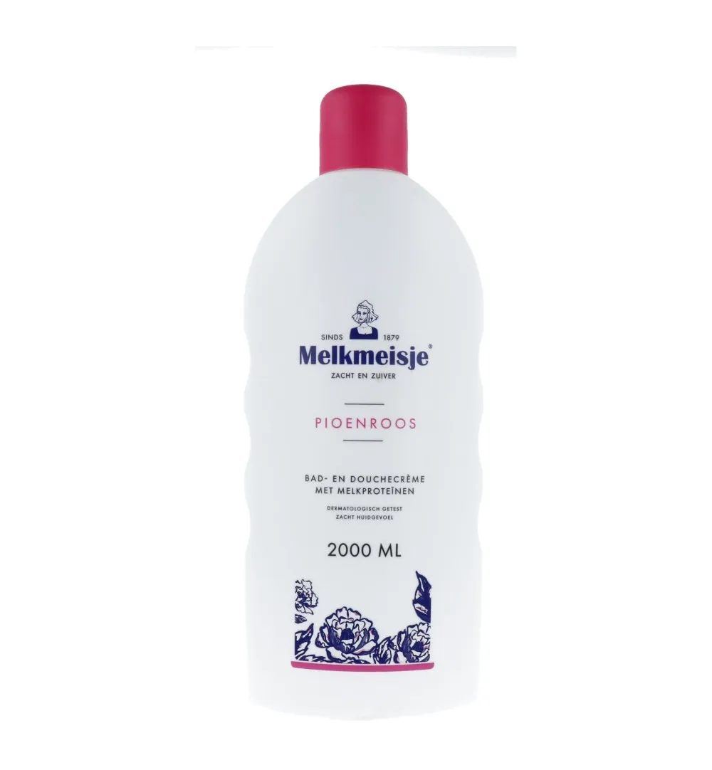 Melkmeisje Bad & douche pioenroos (2000 ml)