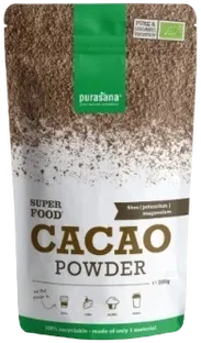Purasana Cacao Poeder/Poudre Vegan Bio (200 gr)
