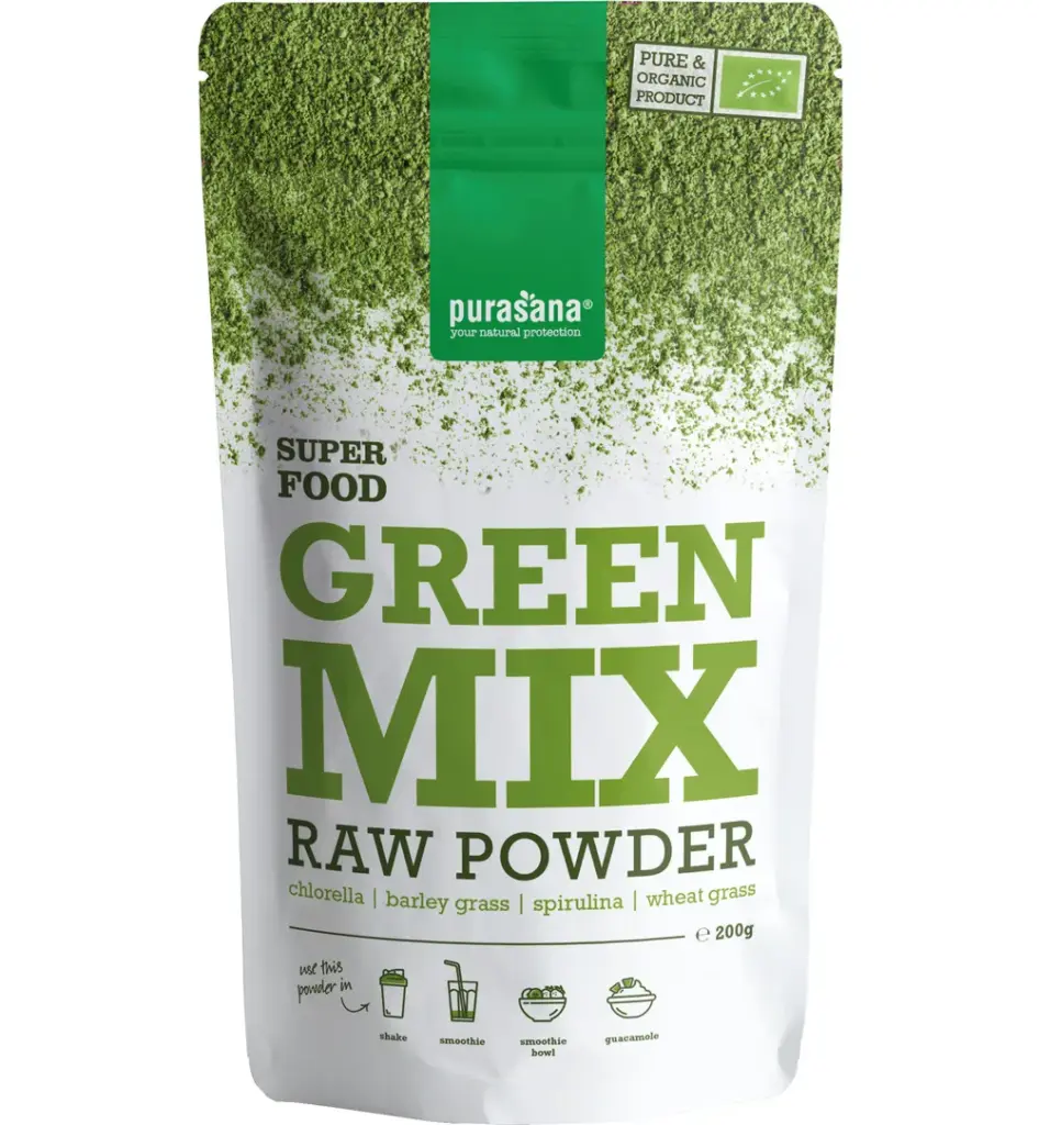 Purasanagreen Mix Poeder/Poudre Vegan Bio (200 gr)