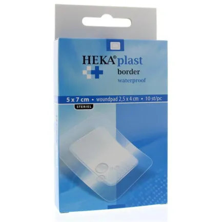 Heka Klein Eilandpleister 5 cm x 7 cm waterbestendig (10 stuks)