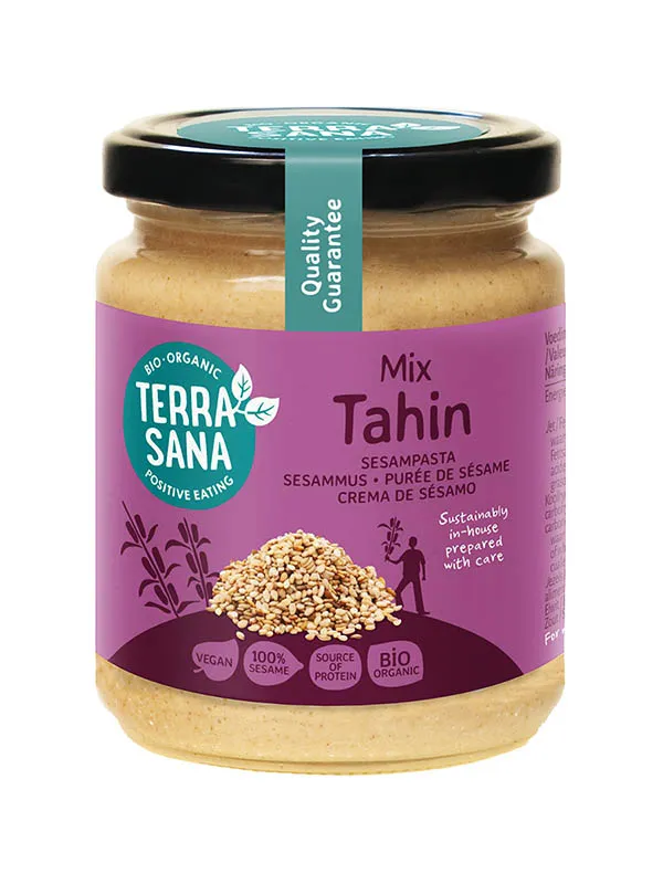 TerraSana Tahin sesampasta mix bruin/wit bio (250 gr)