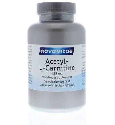 Nova Vitae Acetyl-l-carnitine 588 mg (120 vega capsules)