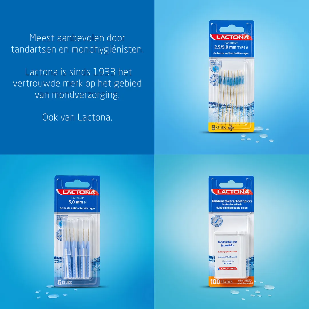 Lactona Interdental cleaner S 4.0mm (8 stuks) - image 5