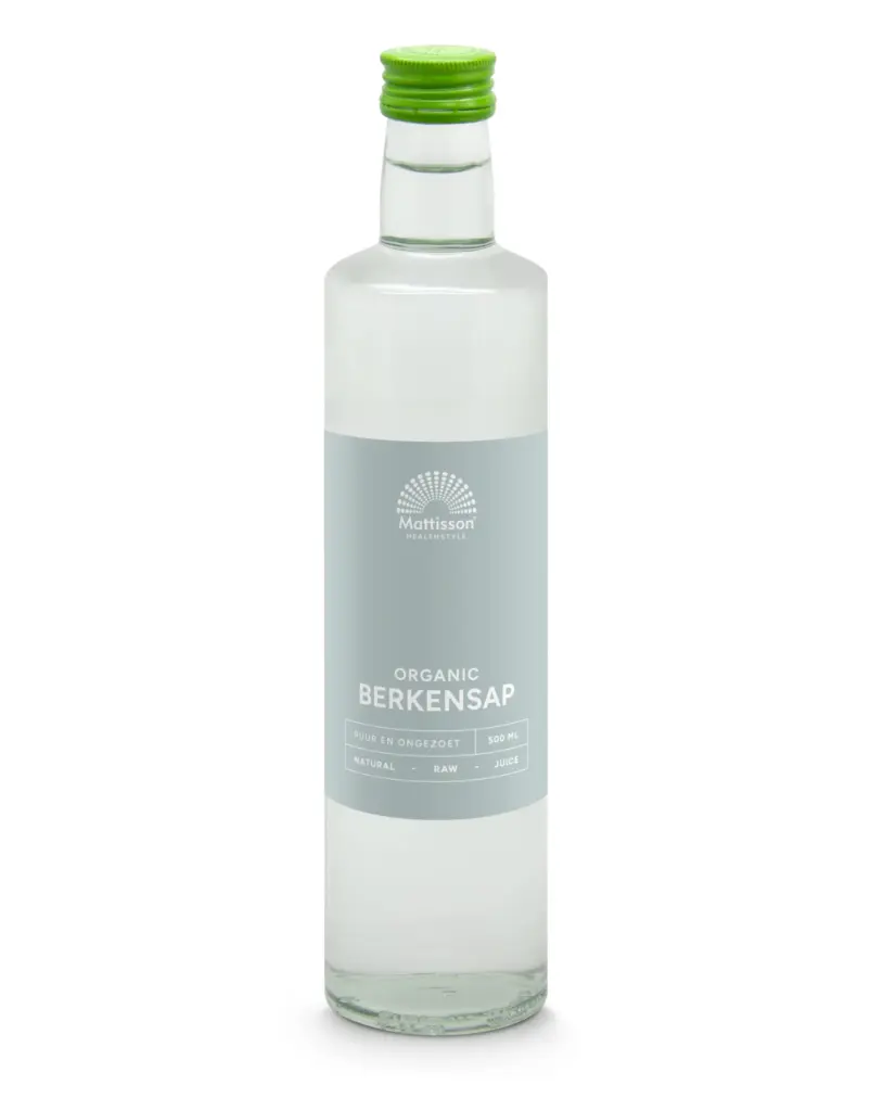 Mattisson Absolute Berkensap 100% Puur Sap Bio Raw (500 ml)