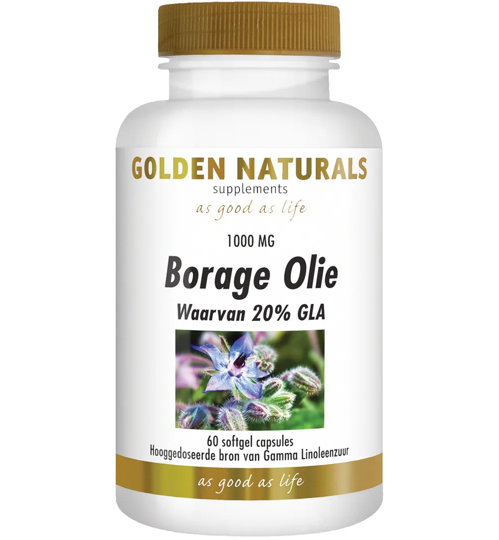Golden Naturals Borage olie (60 capsules)