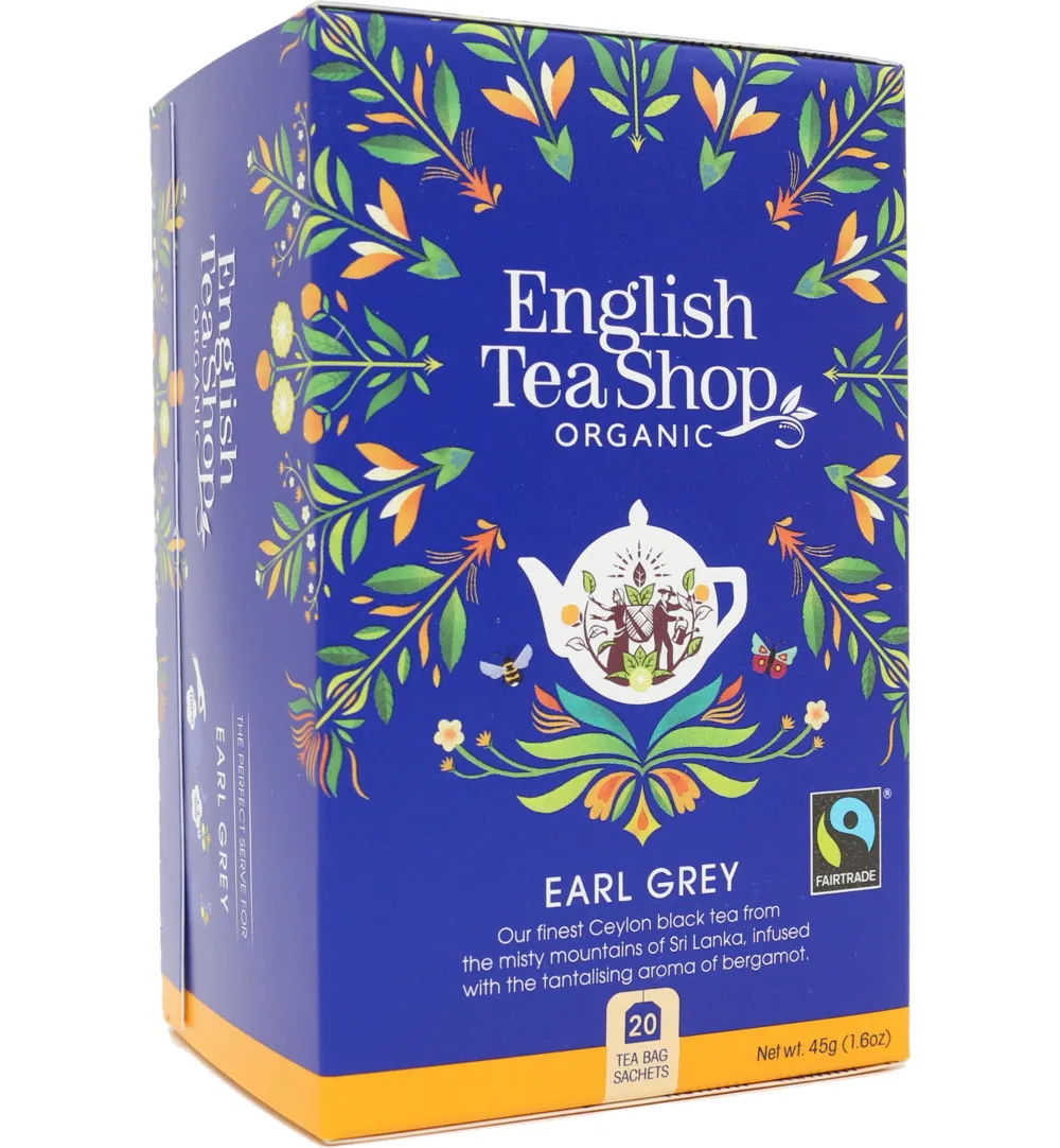 English Tea Shop Earlgrey bio (20 zakjes)