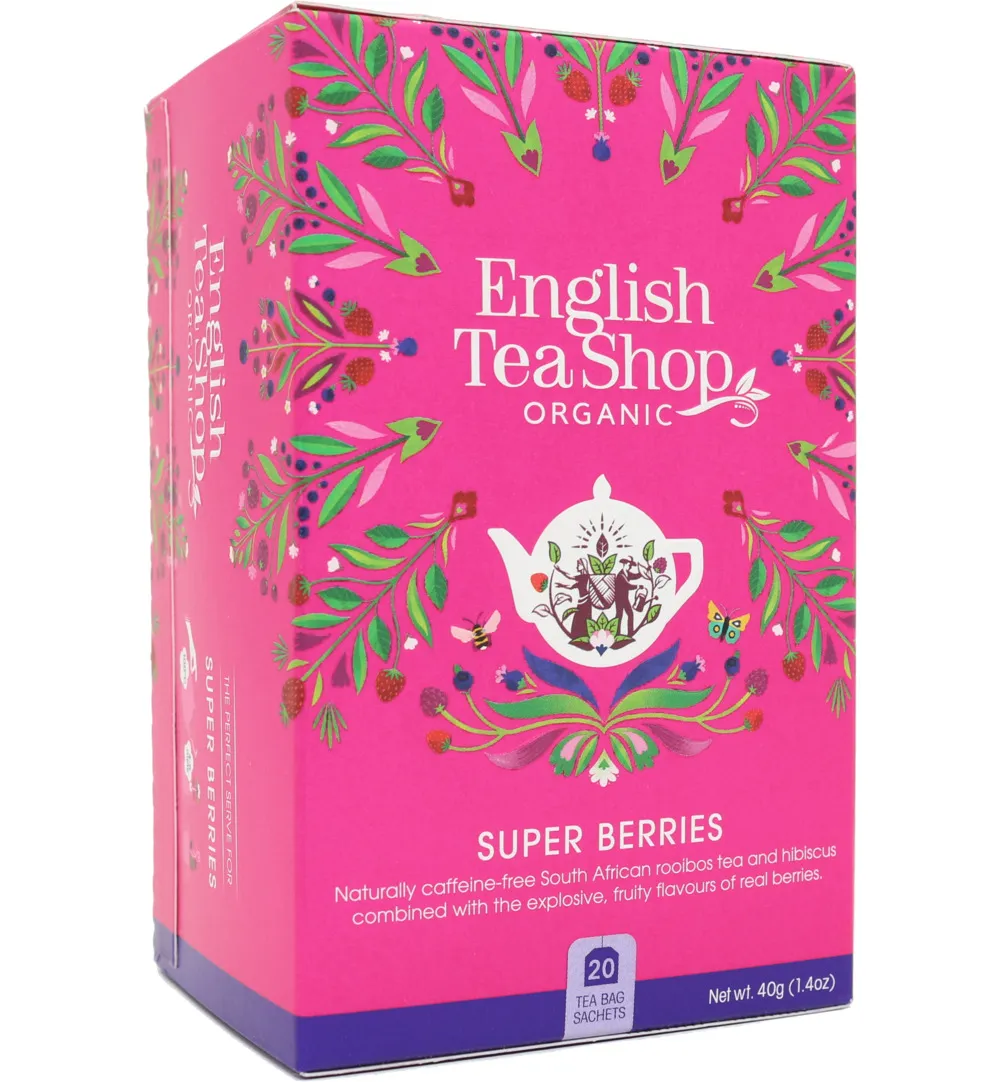 English Tea Shop Superberries bio (20 zakjes)