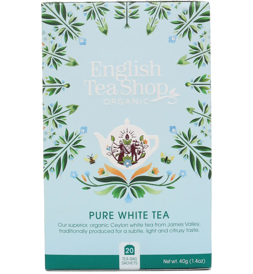 English Tea Shop White tea bio (20 zakjes)