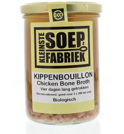 Kleinstesoepfabriek Kippenbouillon Bio (400 ml)