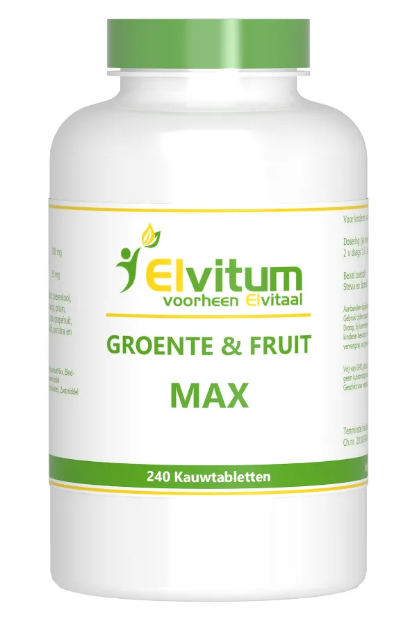 Elvitumgroente En Fruit Max (240 stuks)