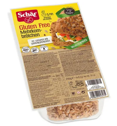 Dr. Schär Meergranenbroodjes (210 gr)