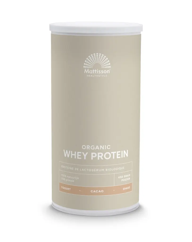 Mattisson Wei Whey Proteine Cacao 75% Bio (450 gr)