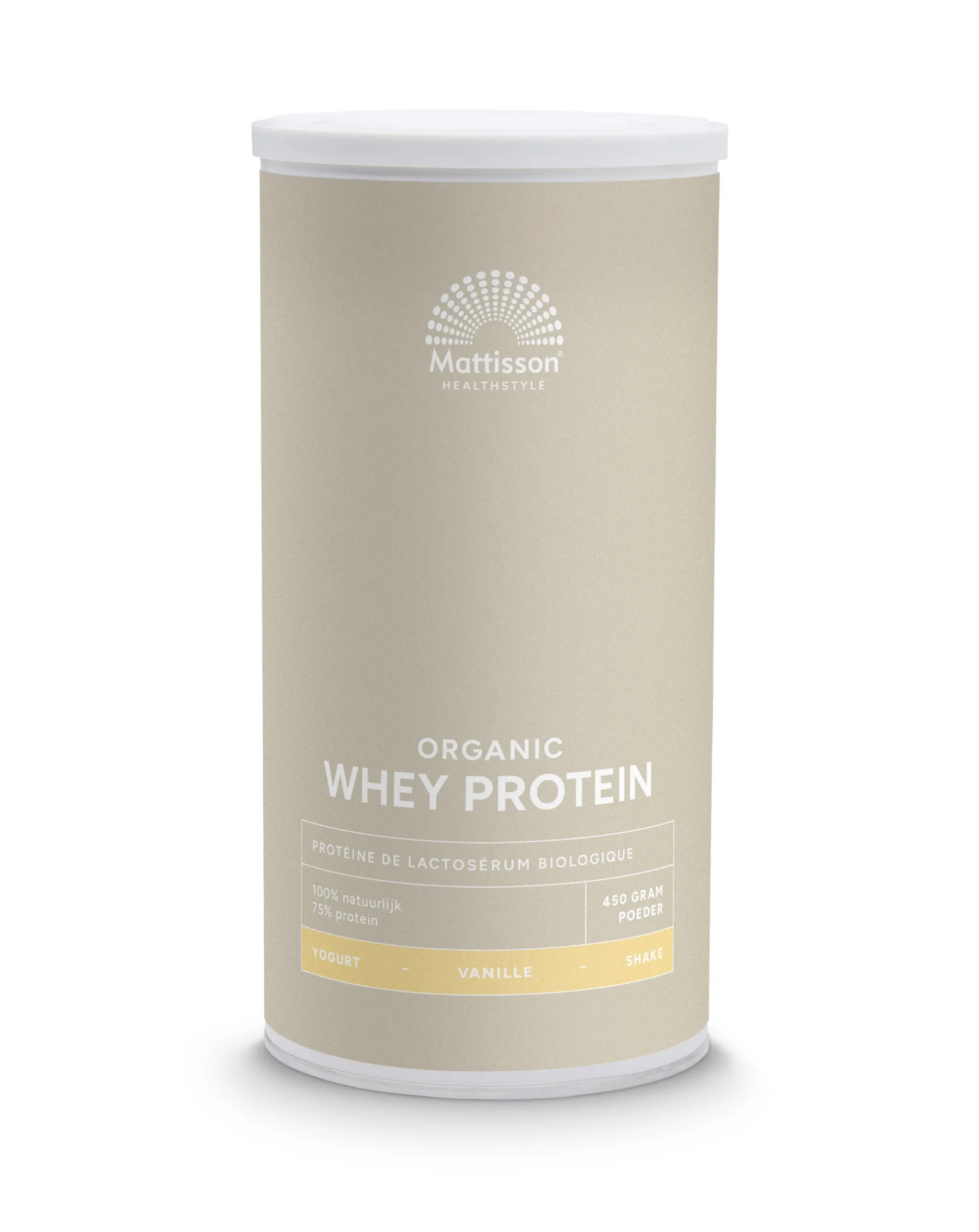Mattisson Wei Whey Proteine Vanille 80% Bio (450 gr)