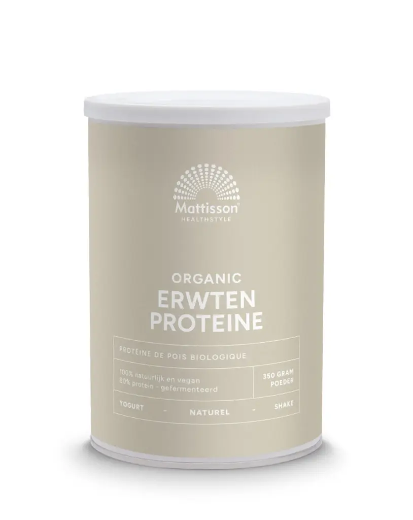 Mattisson Vegan Erwten Proteine 80% Bio (350 gr)