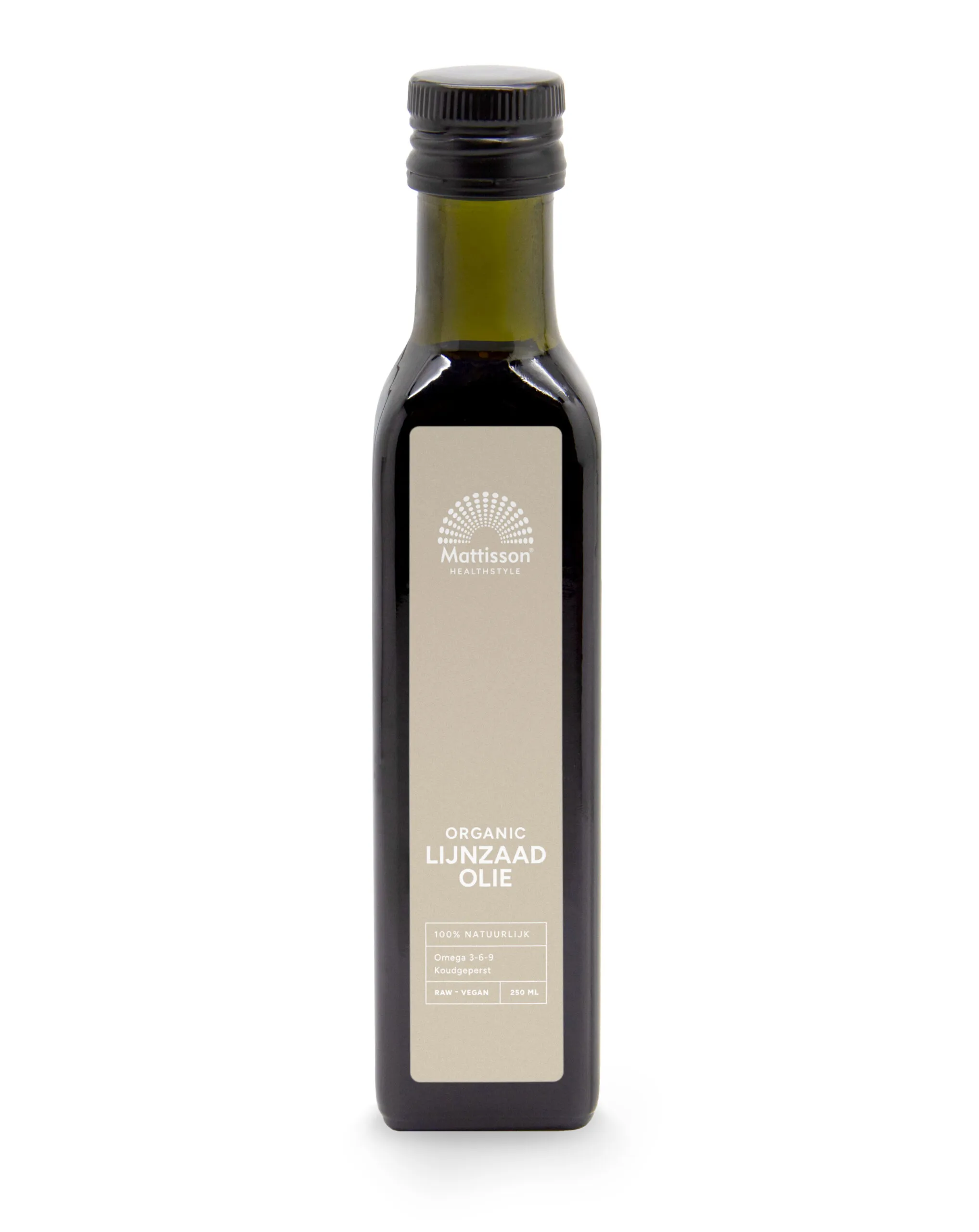 Mattisson Lijnzaadolie Koudgeperst Bio (250 ml)