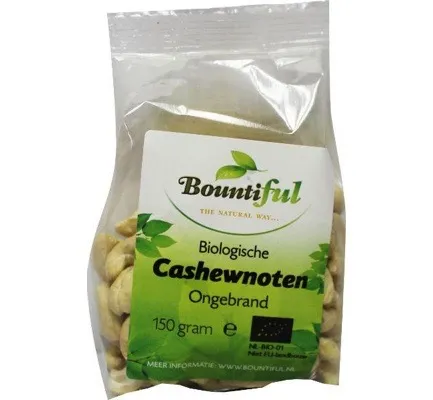 Bountiful Cashewnoten Bio (150 gr)