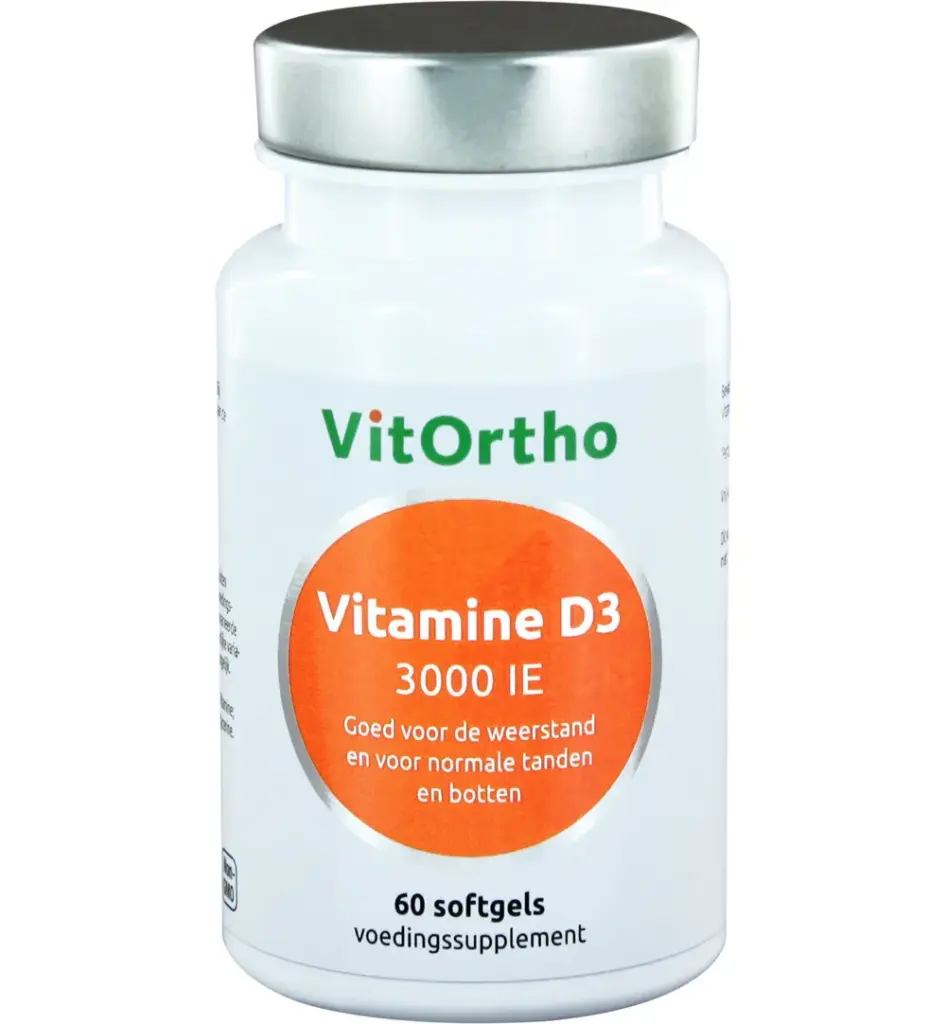 VitOrtho Vitamine D3 3000IE (60 softgels)
