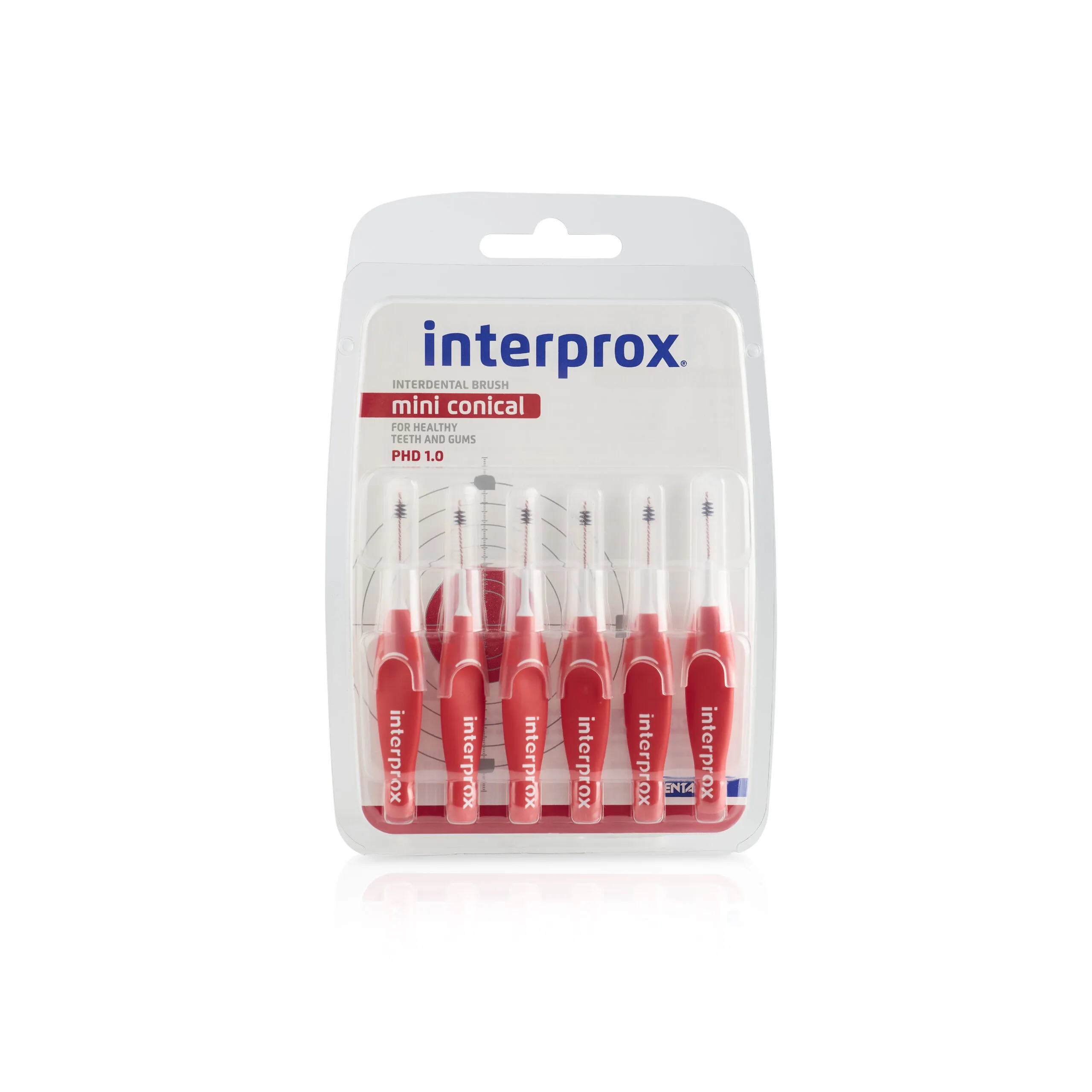 Interprox Premium mini conical rood (6 stuks)
