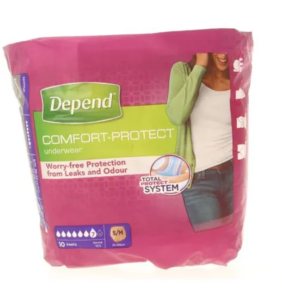 Depend Pants normal maat S/M (10 stuks)