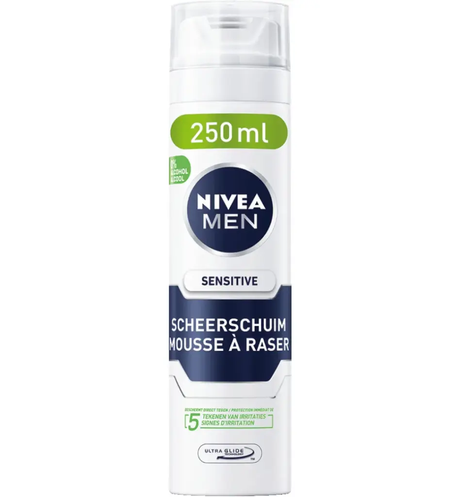 Nivea Men scheerschuim sensitive (250 ml)